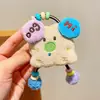Cuerda para el pelo de dibujos animados linda para niñas y bebés, Muñeco de peluche divertido, Alta elasticidad, No daña el pelo, Goma para el pelo