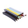 Plafón cuadrado de aluminio con veta de madera, rejilla de aluminio en stock, partición de tubo cuadrado de aluminio, plafón cuadrado en forma de U, material para plafón de oficina, autocargable
