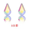 Color Punto Inferior Caída Vidrio Pedrería Forma Diamante Zapatos Bolsa Decoración Ropa DIY Joyería Material Accesorios