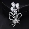 Broche de alta gama de alta gama Pin de cisne búho zorro ciervo corsage de abrigo de alta gama joyería para ropa anti-exposición