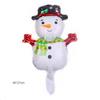 Mini Globos de Película de Aluminio de Navidad Papá Noel Muñeco de Nieve Bastón Globos Campanas de Árbol de Navidad Globos de Muñeco de Nieve