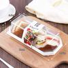 Caja de Empaque para Celebridad de Internet Puff Rollo de Toalla Rollo de Piel de Tigre para Sándwich Caja de Empaque Desechable para Postres Nieve de Taro