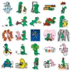 50 Piezas de Pegatinas Joguman, Dinosaurios de Dibujos Animados de Moda, Animales Lindos, Pegatinas Decorativas Impermeables Infantiles para Teléfonos Móviles y Vasos de Agua