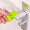 Manija de puerta de silicona anti-ruido alfombrilla anticolisión para manija de puerta de baño silenciador cubierta protectora alfombrilla anticolisión para manija de puerta