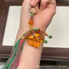 Cera de Abeja de Segunda Generación Varios Estilos Oso Bolsa de Queso Colgante Llavero DIY Exquisito Adorno de Joyería