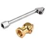 Inflador de llantas para coche 1/4NPT rosca interna de latón inflador inflador de neumáticos juego de 2 piezas