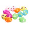 Huevos de Pascua Huevos Abiertos Gashapon Plástico Paquete de 12 DIY Juguete Hecho a Mano para Niños Dulce Huevos Pintados