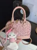 Bolso Tote Retro, Gama Alta, Gran Capacidad, Bolso Cruzado Exquisito, Bolso Bandolera Versátil con Estampado de Leopardo para Otoño e Invierno, Bolso de Mujer