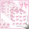 Novo Produto Papel de Fundo com Laço 24 Folhas Papel para Diário de Menina 30X30Cm Festa Colagem Diário Papel Material Rosa