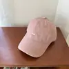 Gorra de Béisbol Bordada de Ala Suave con Letra Pequeña para Hombres y Mujeres, Estilo Pareja, Sencilla y Versátil, Gorra Casual de Pico de Pato Nueva Tendencia de Primavera