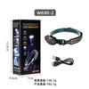 Amazon USB recargable impermeable doble fuente de luz para correr de noche, montar, linterna frontal para exteriores, senderismo, camping, sensor de cabeza
