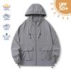 Ropa de Protección Solar para Exteriores para Hombre y Mujer Estilo Americano Retro Marca de Moda Hombres Ami Kaji Verano Delgado Chaqueta Abrigo Versátil