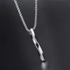 Collar de cadena de acero de titanio todo a juego para hombre, personalidad, marca de moda, accesorios callejeros, colgante de aleación, cadena larga para suéter disco, colgante