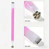 Novo Conjunto de Canetas Magnéticas Multifuncionais para Nail Art para Gel Olho de Gato, Ferramenta Magnética Forte de Ponta Dupla para Criar Padrões