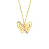 Borboleta Sterling Silver 925 colar de nicho feminino design luz de luxo Rosa Diamante clavícula cadeia obter as coisas ins estilo asas pingente