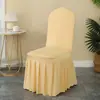 Funda Gruesa Nueva para Silla de Hotel Silla de Comedor para el Hogar Silla Curva Funda para Asiento Funda Universal para Taburete