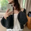 Cárdigan de Punto Suave y Esponjoso con Mangas de Linterna para Mujer, Nuevo Suéter Estilo Coreano Relajado, Prendas de Abrigo Sueltas para Mujer en Primavera y Otoño
