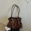 Bolso tote de gran capacidad simple para el día a día de Shuai Mi, bolso de hombro o axila nuevo, elegante y casual