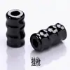 Hebilla de cabeza de cuerda cilíndrica de metal con campana colgante de aleación de zinc tope de cuerda para cola de pantalones de bambú hebilla de cuerda para pantalones deportivos
