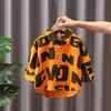 Camisa de Manga Comprida para Meninos, Novo Estilo Primavera e Outono 2026, Top Tendência e Estiloso Estilo Coreano para Crianças Maiores, Roupa Externa Infantil