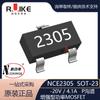 NCE2305 SOT-23 -20v/-4.1A transistor de efecto de campo nueva energía limpia canal P MOS de potencia mejorado