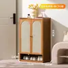 Armário de Sapatos Estilo Creme e Armário de Entrada Integrados para Uso Doméstico, Armário de Sapatos Interno de Grande Capacidade, Novo Modelo Quente 2026, Armário Divisória para Sala de Estar