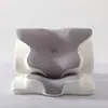 Almohada de avión de espuma viscoelástica Amazon transfronteriza para adultos, almohada baja de soporte para el cuello para ayudar a dormir, almohada de rebote lento para dormir de lado