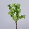 Planta Verde Grama de Pinheiro Artificial Parede de Fundo Decoração de Casa Adereços de Casamento Plantas Aquáticas de Plástico Paisagismo de Jardim Grama de Pinheiro Realista