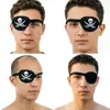Máscara de Ojo de Pirata Dragón Tuerto, Mascarilla para Ojos de Maquillaje, Mascarilla para un Solo Ojo, Máscara Tuerta para Disfraz de Halloween, Mascarilla de Ojo Creativa, Mascarilla de Ojo de Tela