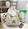 Spot Mochila Masculina High School Campus Mochila Simples Junior High School Estudantes Estudantes Universitários Bolsa de Estudante Mochila Japonesa Feminina