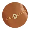2024 Nuevo Diseño Transfronterizo de Amazon Pulsera de Clip para Papel Burbuja con 26 Letras Incrustadas de Circonita Regalo de Moda