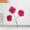 2026 Nuevo Modelo Serie Rojo Rosa Flores Artificiales para Decoración de Salón de Bodas, Arreglos Florales para Pasillo, Arreglos Florales para Bodas de Hotel