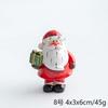 Santa Resina Claus Muñeco de Nieve Adornos de Escritorio Navidad Ventana Escritorio Decoración Accesorios Meichen Accesorios para Fotos