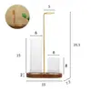 Quemador de Incienso de Madera Maciza, Varilla de Incienso, Temporizador Simple y Creativo de Sándalo y Áloe, Quemador de Incienso Invertido para Aromaterapia del Hogar