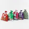 Bolsas de Regalo Navideñas Transfronterizas 2026 Modelo Nuevo Amazon Más Vendido Set de Bolsas de Regalo Navideñas Bolsa con Cordón Bolsa de Dulces
