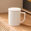 Taza de Té de Porcelana Blanca Jade Grasa de Carnero del Fabricante con Tapa Cerámica Separación Agua Té Taza de Oficina Mug para el Hogar Taza de Té