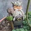 Pirata nórdico transfronterizo Victor enano noruego estatua de enano adornos de decoración de jardín manualidades de resina