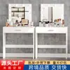 Tocador de Maquillaje con Bombillas para Estudio Fotográfico Transfronterizo, Espejo Grande para Dormitorio Principal, Tocador de Lujo Ligero, Apartamento Pequeño, Estilo Nórdico