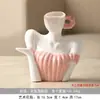 Vaso de Cerâmica Capivara Fofo Atacado Luxo Leve Decoração de Mesa de Alto Padrão Enfeites Sala de Estar de Casa Arranjo de Flores