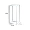 Suporte simples para vitrine de loja de roupas Prateleira para vaso de flores interno Prateleira de armazenamento para corredor de chão Mesa de água Canto Mesa lateral