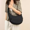 Bolsa Transversal Simples de Grande Capacidade Estilo Japonês para Mulheres 2025 Nova Bolsa de Ombro Pequena para Estudantes Versátil Bolsa Dumpling para Mulheres