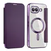 Funda Magnética de Cuero con Ranura para Tarjeta y Cubierta Protectora Dorada Shield para Google Pixel9A, Funda Magnética para Teléfono 10A