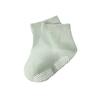 Calcetines Antideslizantes para Bebé de Primavera y Otoño Calcetines para Caminar con Puntos Antideslizantes Calcetines de Algodón Calcetines Cortos de Color Sólido para Niños Venta al por Mayor