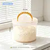 Cubo de Fermentación y Almacenamiento de Masa de Cocina BNBS con Tapa, Caja Organizadora de Escritorio Espesa de Grado Alimenticio, Gran Capacidad