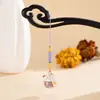 Nuevo Colgante para Teléfono Gatito Estilo Chino Atrae Fortuna y Trae Bendiciones, Colgante de Aleación Danza del León Tendencia Nacional, Accesorio para Bolso, Llavero