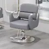 Cadeira de cabeleireiro moderna, cadeira de salão, apoio de braço especial em aço inoxidável, cadeira de corte ajustável e giratória, cadeira de cabeleireiro