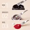 Palo mezclador de color de doble punta de doble uso al por mayor, palo mezclador de color de acero inoxidable para arte de uñas, herramienta para pintar degradados