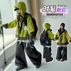 Chaqueta con capucha de bloques de color nueva para otoño 2026 para niñas, cortavientos impermeable para niños, conjunto deportivo para exteriores para niñas, moderno