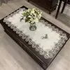 Toalha de Mesa Renda Transfronteiriça, Capa para Mesa de Centro, Tapete de Mesa, Toalha de Mesa Decorativa de Luxo Leve de Alta Qualidade, Jogo Americano Protetor