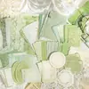 100 Piezas de Papel Paquete de Materiales para Colección de Oficina de Correos Estilo Ins Mariposa Retro Base de Material Decorativo Versátil Básico